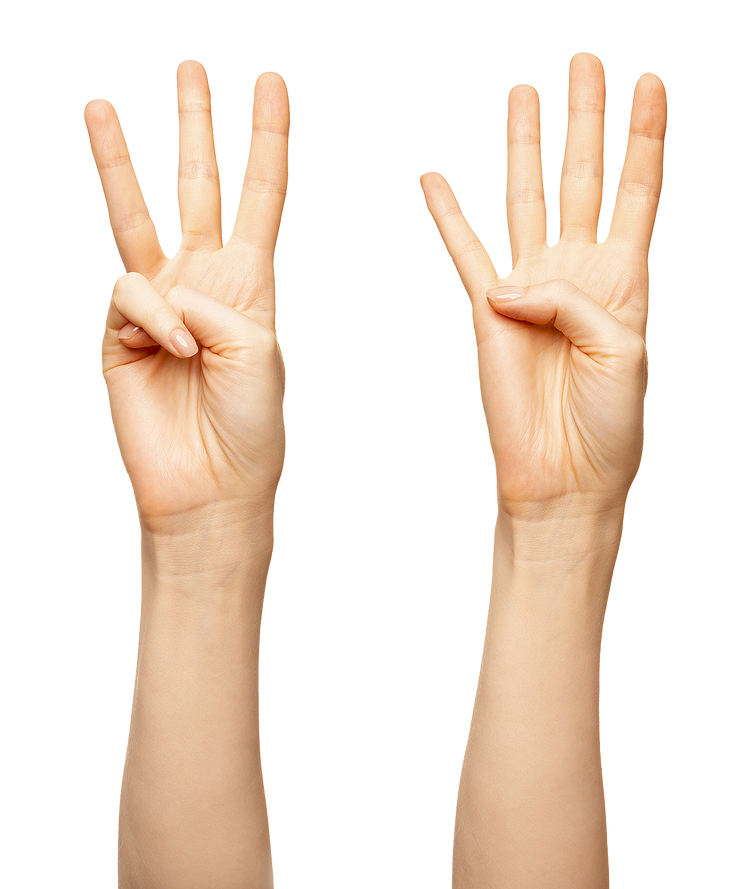 An illustration show 2 hands 