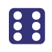 Sprite: dice with face side 6.