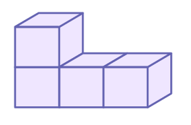 First term: 4 cubes.