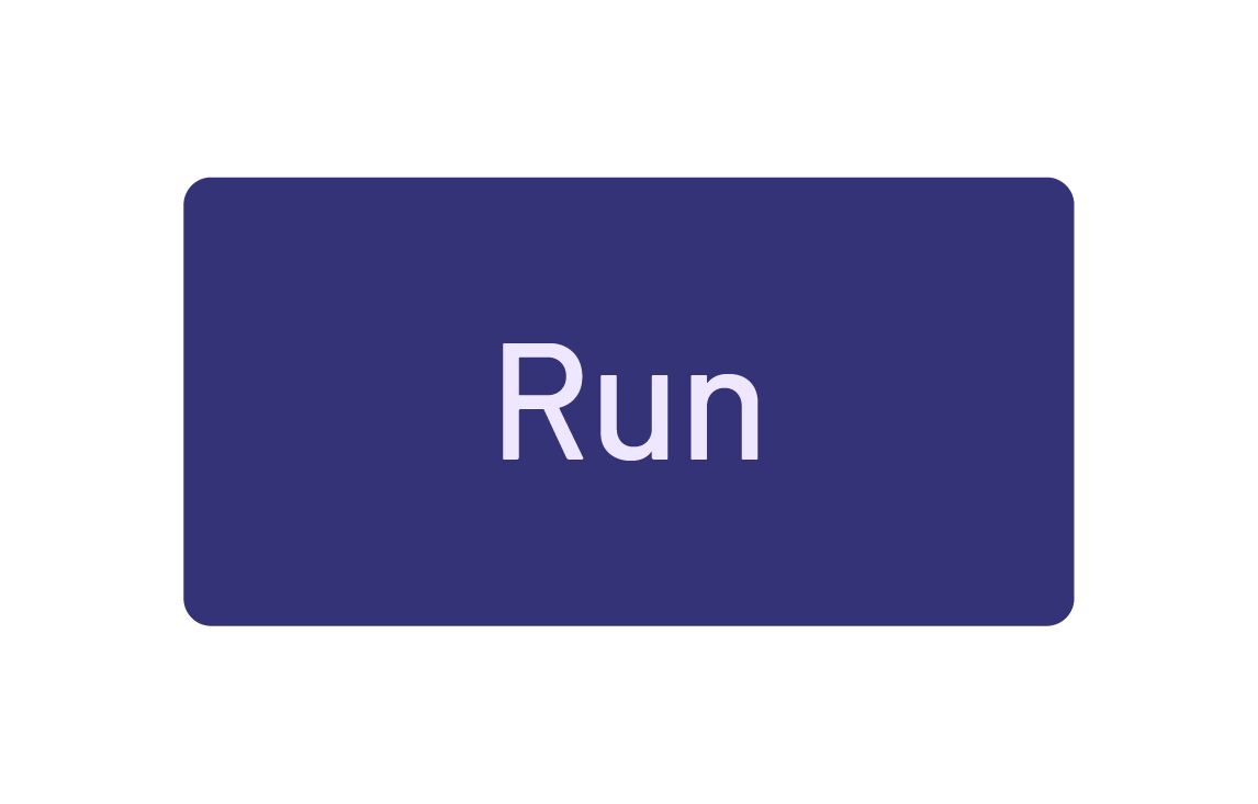 Examples of coding execution button ‘run’.