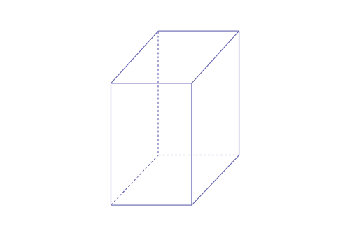 Rectangular base prism
